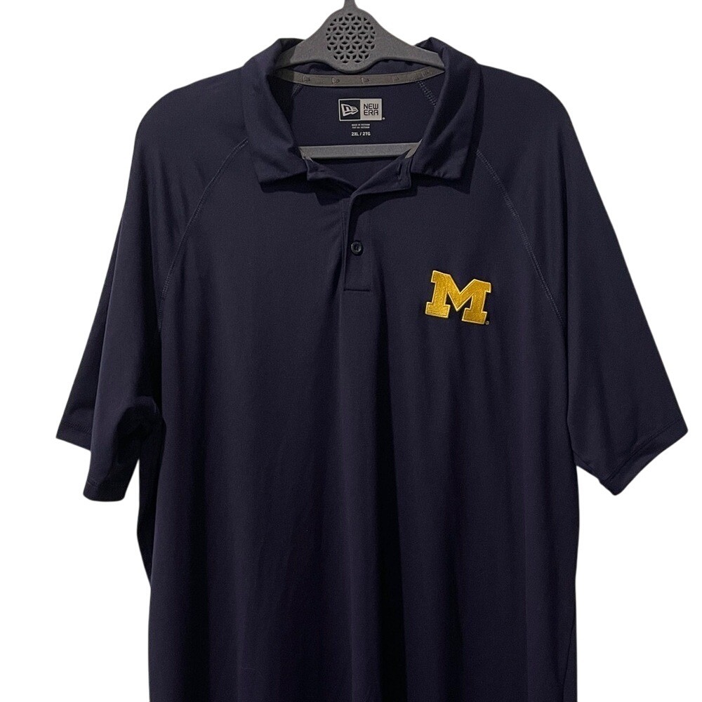 New Era Men's U of M‎ Soft Polo Shirt 2XL XXL